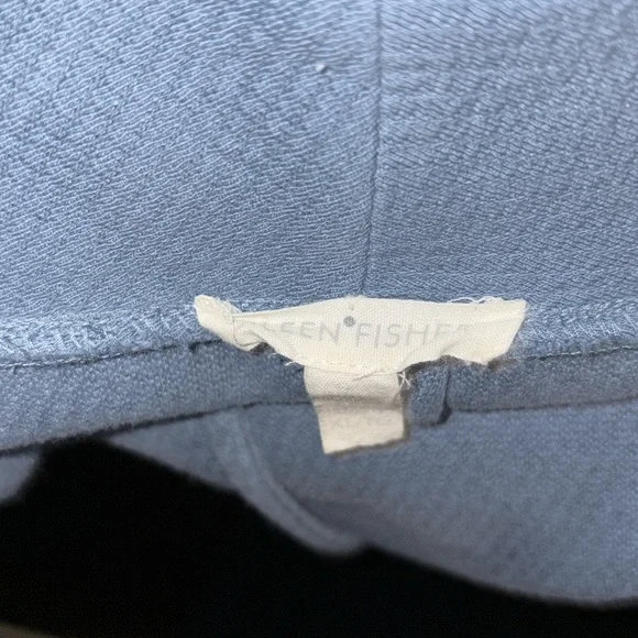 FINAL SALE Eileen Fisher Light Chambray Blue Waffle Blazer - Size XL - Picture 9 of 9